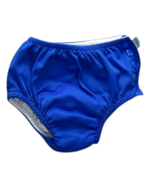 A Blue Swim Diapers from Green Sprouts in size 4T for neutral. (Front View)