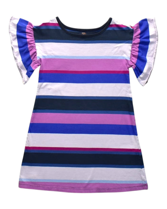 A Multicolour Short Sleeve Dresses from Tea in size 5T for girl. (Front View)