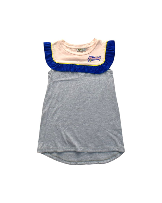 A Multicolour Sleeveless Dresses from Kenzo in size 4T for girl. (Front View)