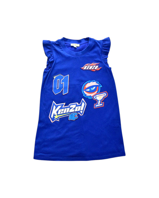 A Blue Sleeveless Dresses from Kenzo in size 4T for girl. (Front View)