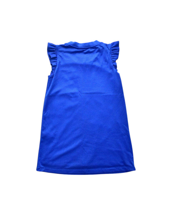 A Blue Sleeveless Dresses from Kenzo in size 4T for girl. (Back View)