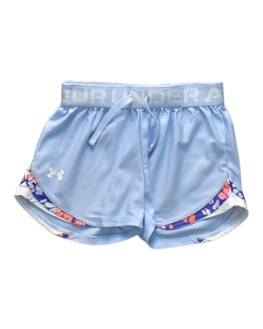 A Blue Active Shorts from Under Armour in size 6T for girl. (Front View)