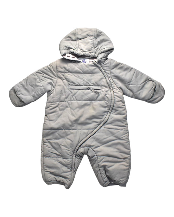 A Grey Puffer/Quilted Coats & Outerwear from Petit Bateau in size 12-18M for neutral. (Front View)