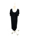 A Black Short Sleeve Dresses from Seraphine in size Maternity-L for maternity. (Front View)