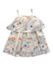 A Multicolour Sleeveless Dresses from Sea Apple in size 6-12M for girl. (Front View)