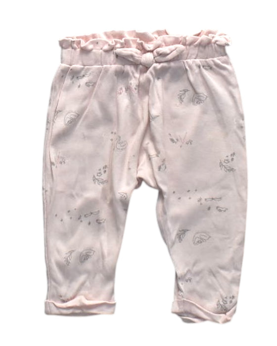 A Pink Casual Pants from Mothercare in size 6-12M for girl. (Front View)