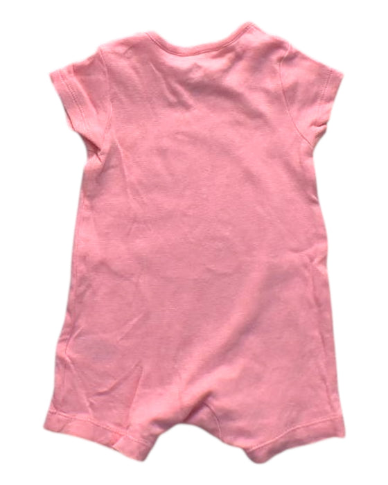A Pink Short Sleeve Rompers from Mothercare in size Newborn for girl. (Back View)