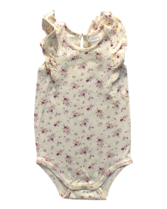 A Ivory Sleeveless Bodysuits from Jamie Kay in size 6-12M for girl. (Front View)