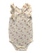 A Ivory Sleeveless Bodysuits from Jamie Kay in size 6-12M for girl. (Front View)