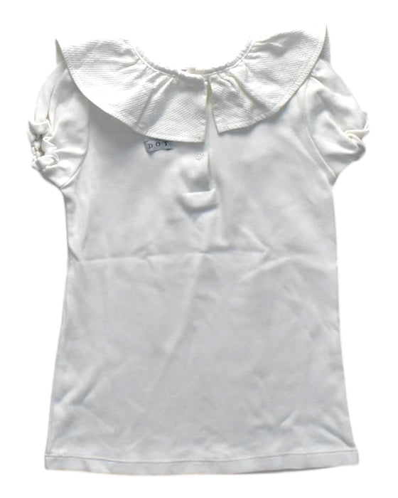A White Short Sleeve Tops from DOT in size 8Y for girl. (Back View)
