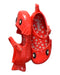 A Red Flats from Mini Melissa in size 5T for girl. (Front View)