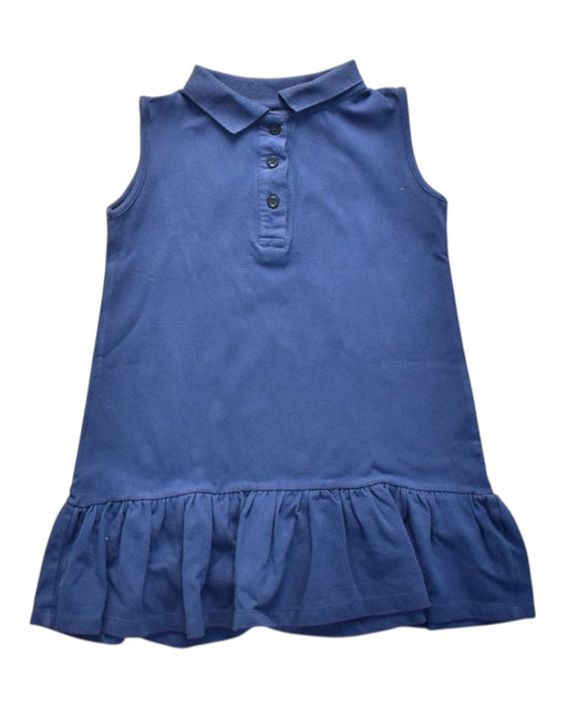 A Blue Sleeveless Dresses from Lola Palacios in size 8Y for girl. (Front View)