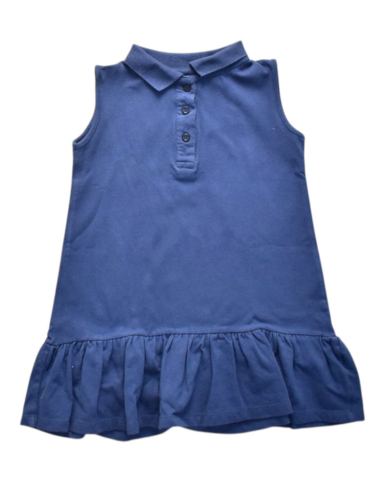 A Blue Sleeveless Dresses from Lola Palacios in size 8Y for girl. (Front View)