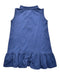 A Blue Sleeveless Dresses from Lola Palacios in size 8Y for girl. (Back View)