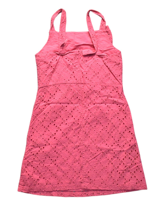 A Pink Sleeveless Dresses from Gingersnaps in size 14Y for girl. (Back View)