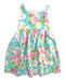 A Multicolour Sleeveless Dresses from Origami in size 6T for girl. (Front View)