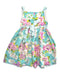 A Multicolour Sleeveless Dresses from Origami in size 6T for girl. (Back View)