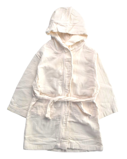 A Ivory Bathrobes from The Little White Company in size 2T for girl. (Front View)