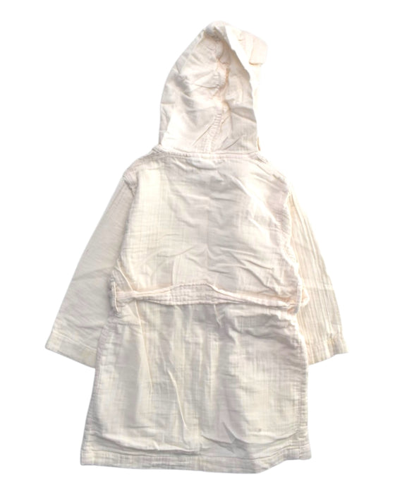 A Ivory Bathrobes from The Little White Company in size 2T for girl. (Back View)