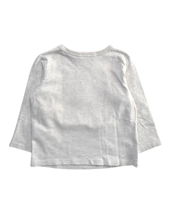 A Grey Long Sleeve T Shirts from Du Pareil au même in size 3T for boy. (Back View)