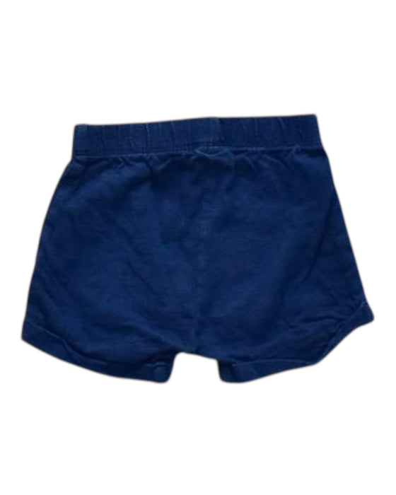A Navy Shorts from Petit Bateau in size 6-12M for neutral. (Back View)