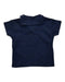 A Navy Short Sleeve Shirts from Petit Bateau in size 6-12M for neutral. (Back View)