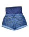 A Blue Shorts from Levi's in size Maternity-M for maternity. (Back View)