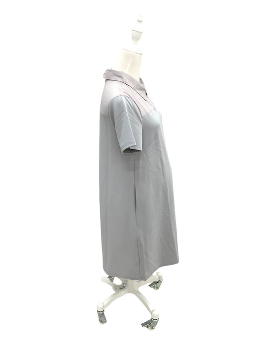 A Grey Short Sleeve Dresses from Bove in size Maternity-M for maternity. (Back View)