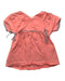 A Peach Short Sleeve Dresses from Chateau de Sable in size 12-18M for girl. (Back View)