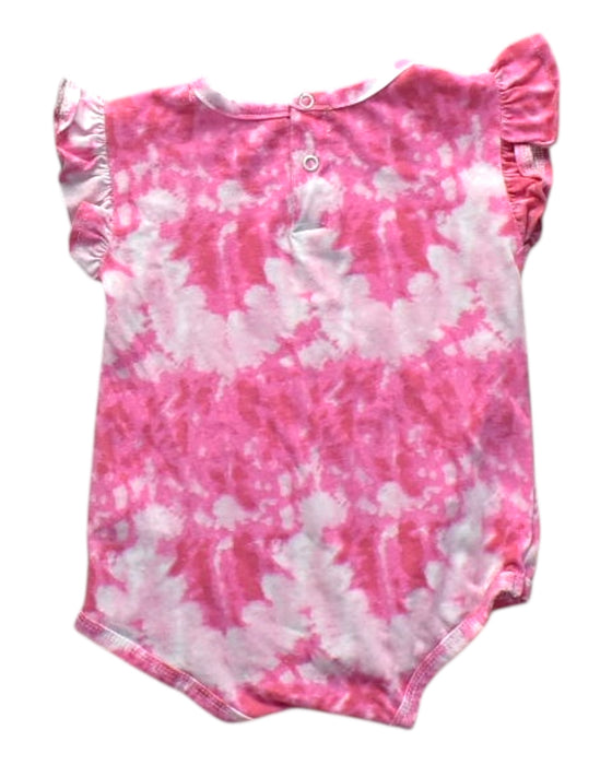 A Pink Short Sleeve Bodysuits from DKNY in size 18-24M for girl. (Back View)