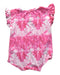 A Pink Short Sleeve Bodysuits from DKNY in size 18-24M for girl. (Back View)