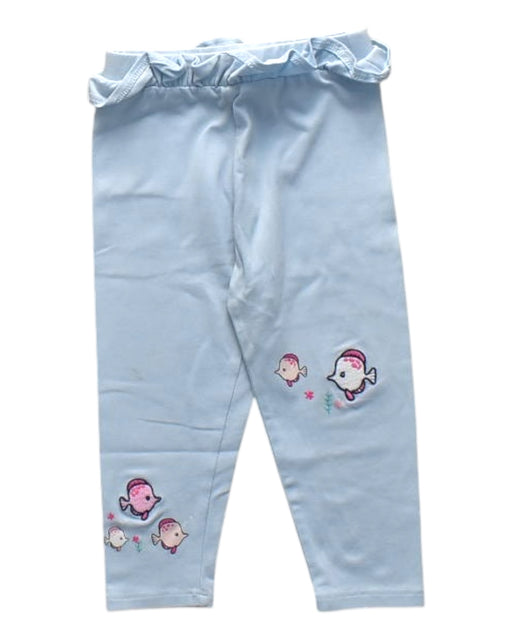A Blue Leggings from Miki House in size 18-24M for girl. (Front View)
