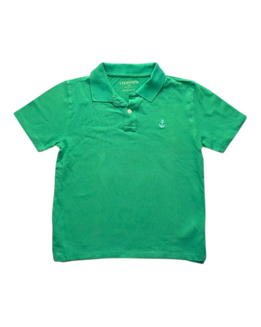 A Green Short Sleeve Polos from Crewcuts in size 10Y for neutral. (Front View)