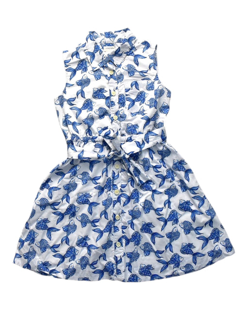 A White Sleeveless Dresses from Crewcuts in size 8Y for girl. (Front View)