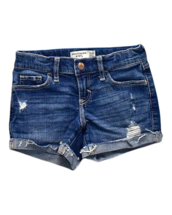 A Blue Shorts from Abercrombie  in size 6T for girl. (Front View)