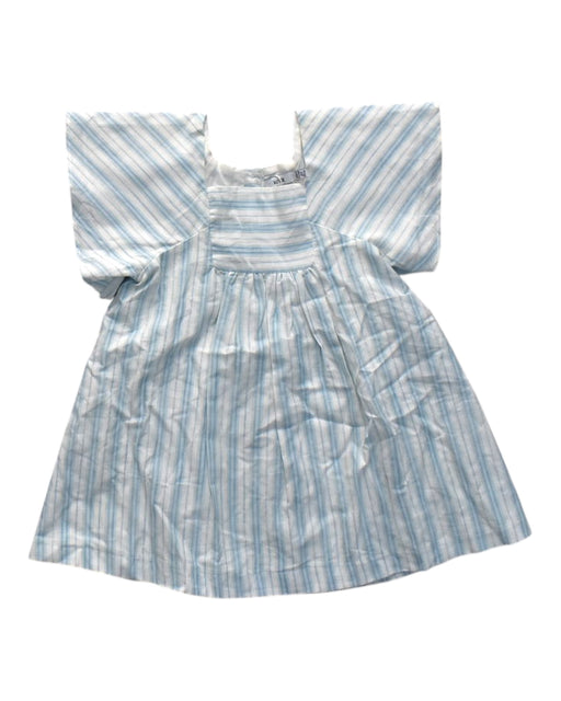 A Blue Short Sleeve Dresses from Knot in size 2T for girl. (Front View)