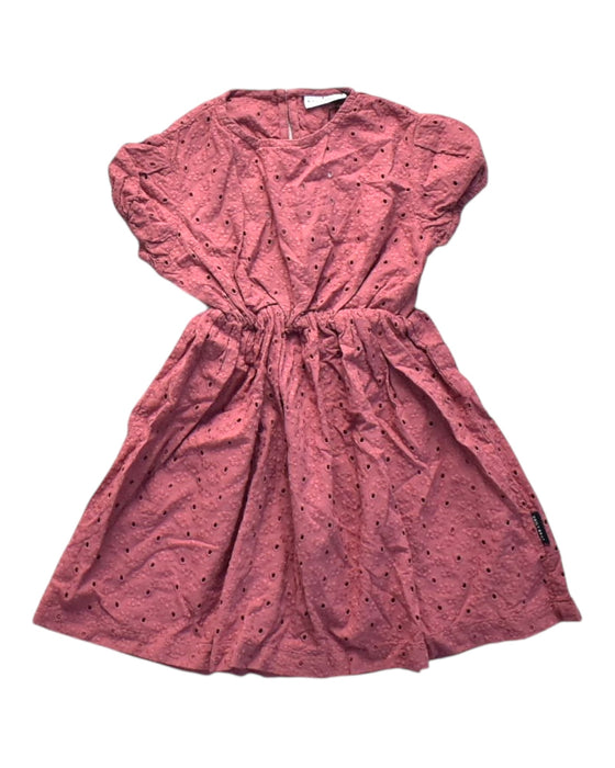 A Pink Short Sleeve Dresses from Daily Brat in size 3T for girl. (Front View)
