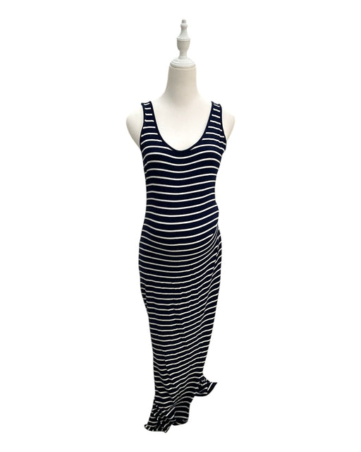 A White Sleeveless Dresses from Seraphine in size M for maternity. (Front View)