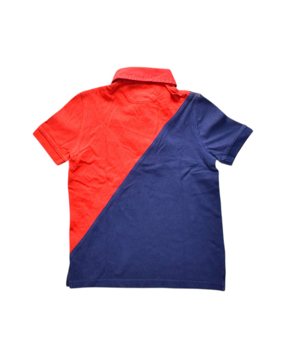 A Red Short Sleeve Polos from Polo Ralph Lauren in size 5T for boy. (Back View)