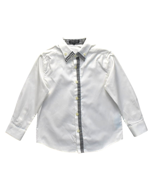 A White Long Sleeve Shirts from Nicholas & Bears in size 6T for boy. (Front View)