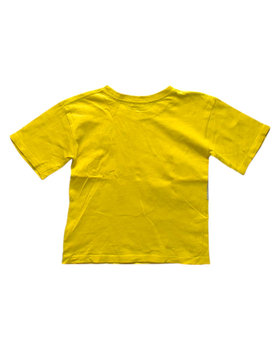 A Yellow Short Sleeve T Shirts from Purebaby in size 5T for boy. (Back View)