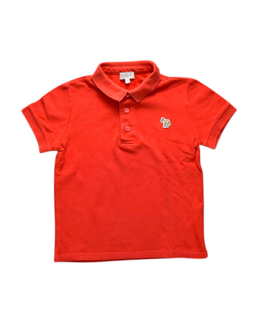 A Red Short Sleeve Polos from Paul Smith in size 5T for boy. (Front View)