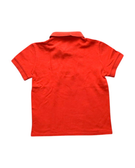 A Red Short Sleeve Polos from Paul Smith in size 5T for boy. (Back View)