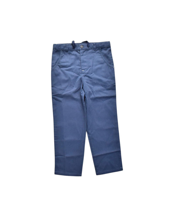 A Blue Casual Pants from The Little White Company in size 5T for boy. (Front View)