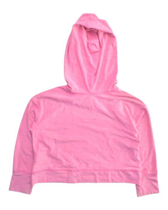 A Pink Hooded Sweatshirts from Hanna Andersson in size 3T for girl. (Back View)