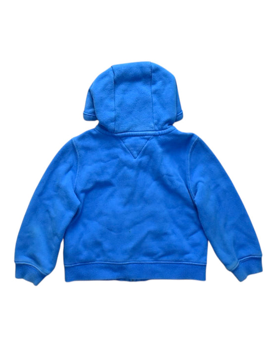 A Blue Zippered Sweatshirts from Tommy Hilfiger in size 3T for neutral. (Back View)