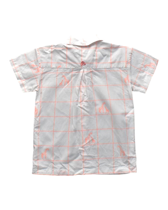 A White Short Sleeve Shirts from Elly in size 3T for neutral. (Back View)