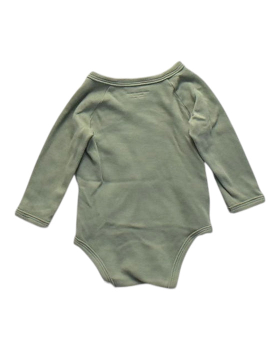 A Green Long Sleeve Bodysuits from Vertbaudet in size 0-3M for neutral. (Back View)