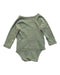 A Green Long Sleeve Bodysuits from Vertbaudet in size 0-3M for neutral. (Back View)