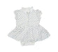 A White Short Sleeve Rompers from Mothercare in size 6-12M for girl. (Front View)